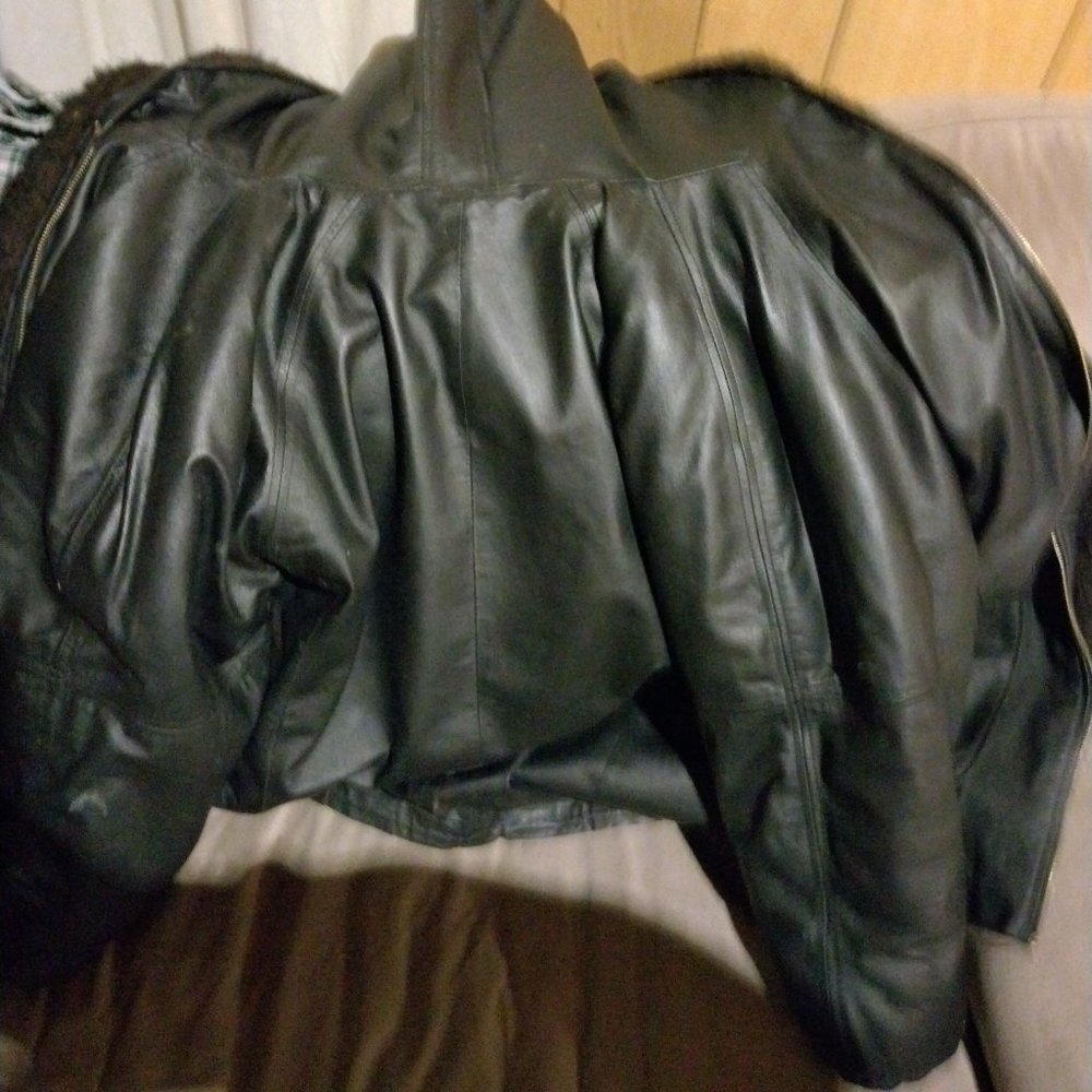 Rzr leather coat